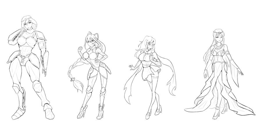 Adventure Line Art